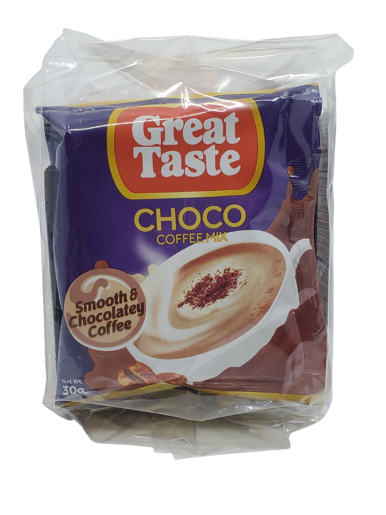 Great Taste - Choco Coffee Mix - 10 Pack Sachet - 30g – Sukli - Filipino  Grocery Online USA