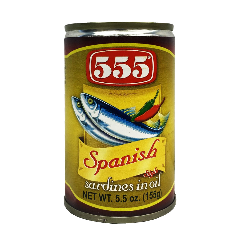 555 Spanish Sardines in Oil 5.5oz (155g)
