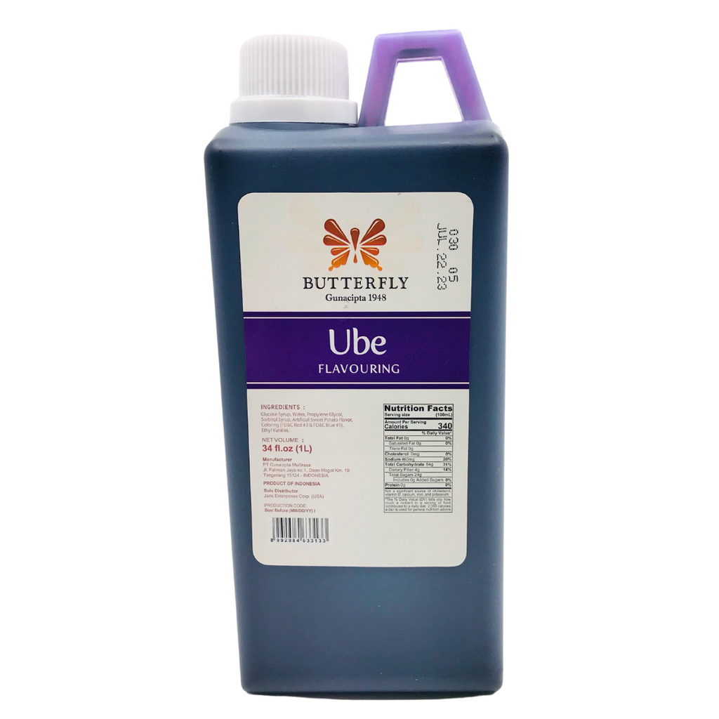 Butterfly Ube Extract 34 fl.oz (1Liter)