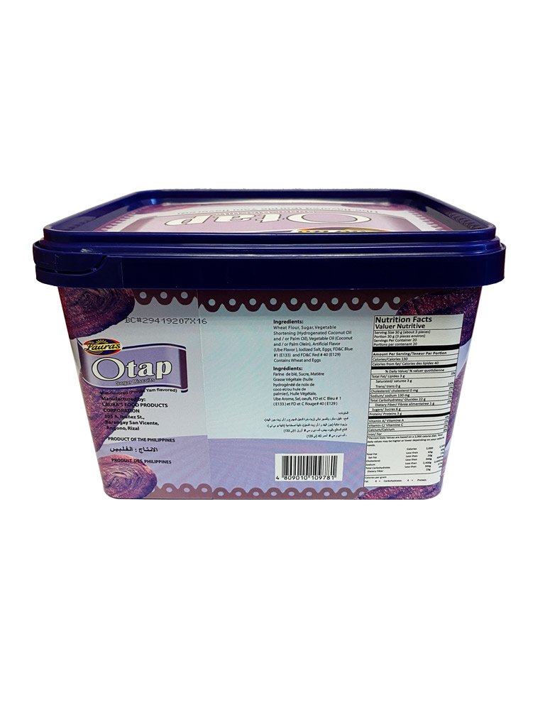 Lauras Otap Ube 21.14oz – Flaky Filipino Pastry with Ube Flavor | Pinoy ...