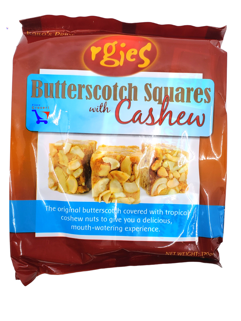Rgies Butterscotch Square w/Cashew 170g
