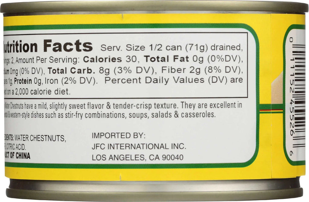 Dynasty Sliced Water Chestnuts 8oz (227g)