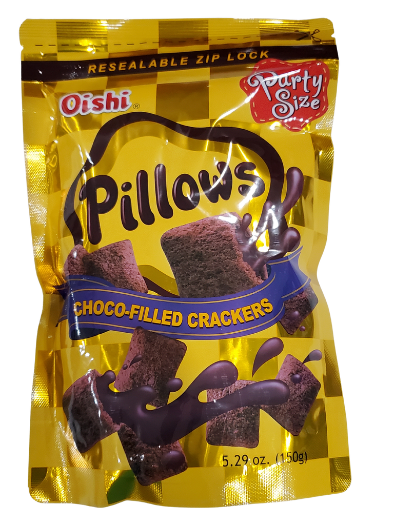 Oishi Pillows Chocolate Party Size 5.29oz (150g)