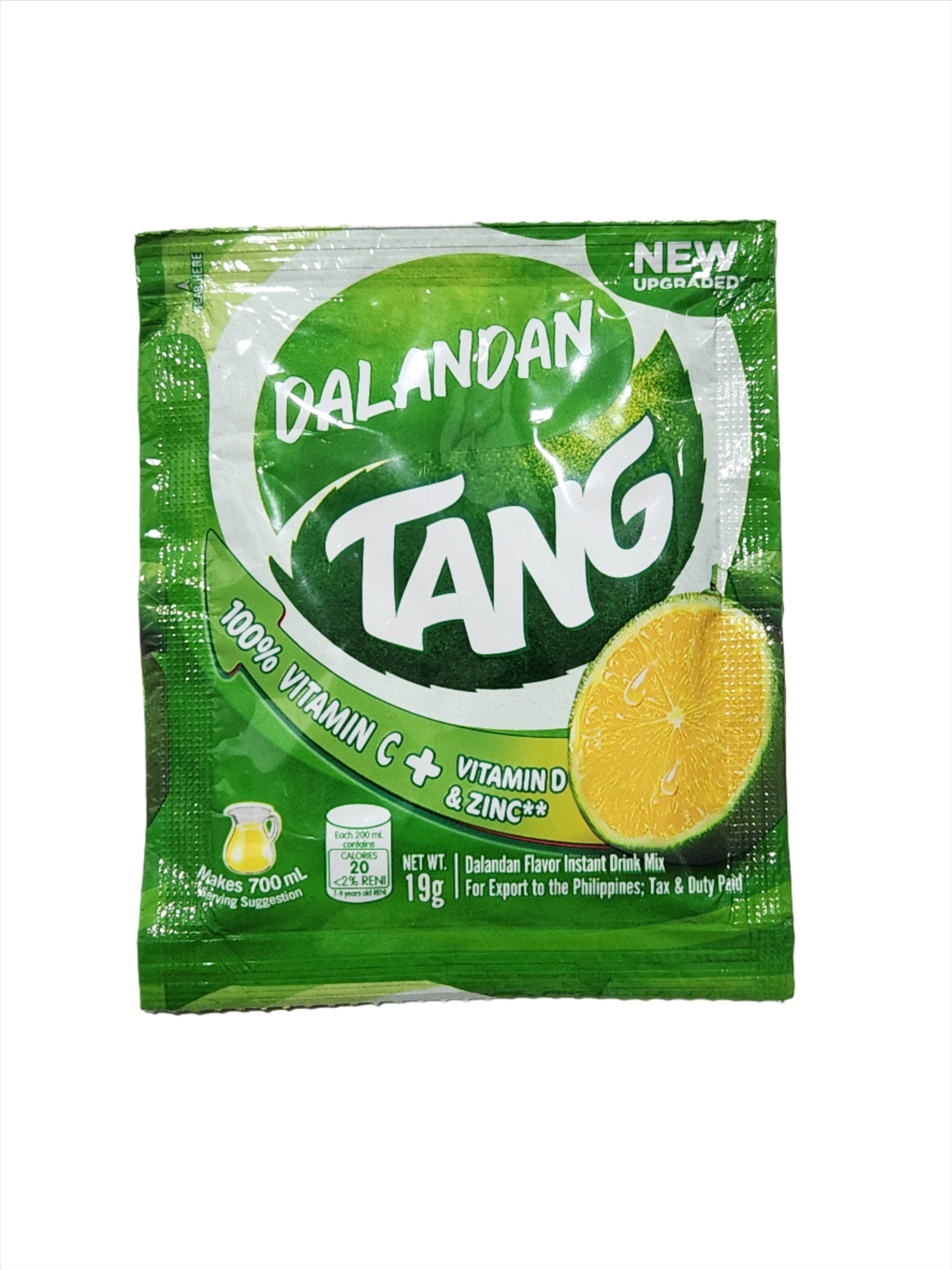 Tang Instant Drink Mix - Dalandan 19g | Refreshing Citrus Flavor ...