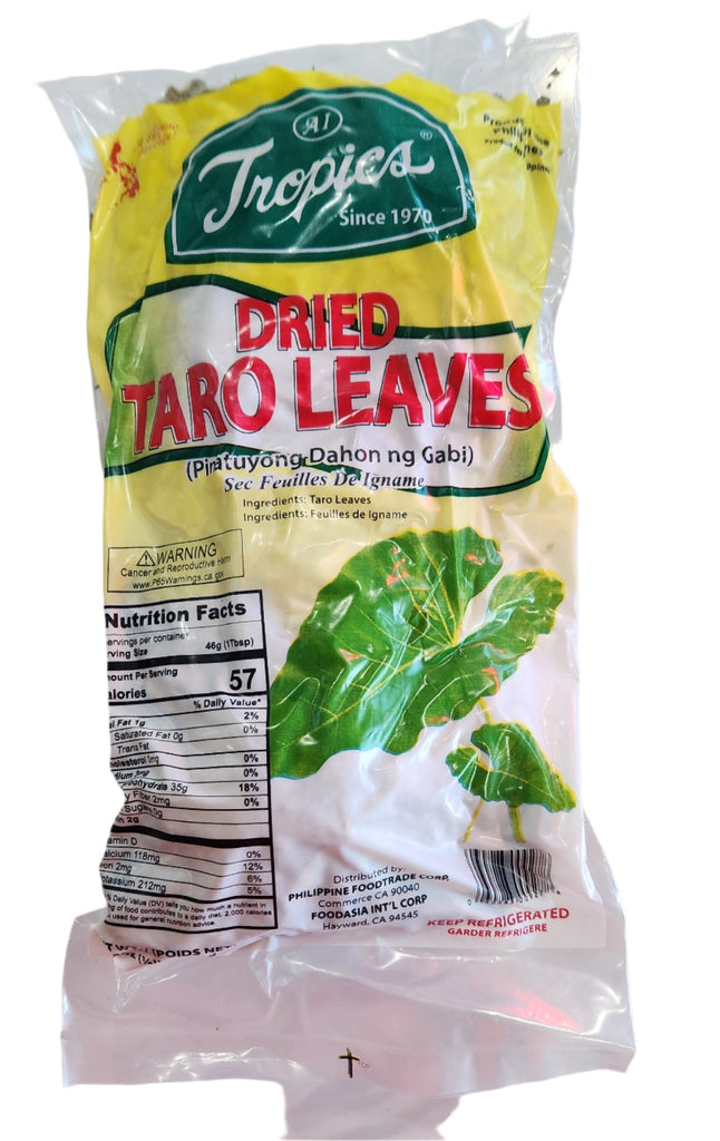 Tropics Dried Taro Leaves 4oz (114g)