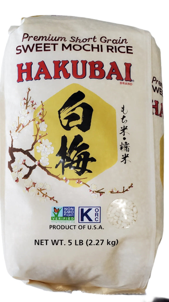 Hakubai Sweet Mochi Rice 5lbs (2.27kg)