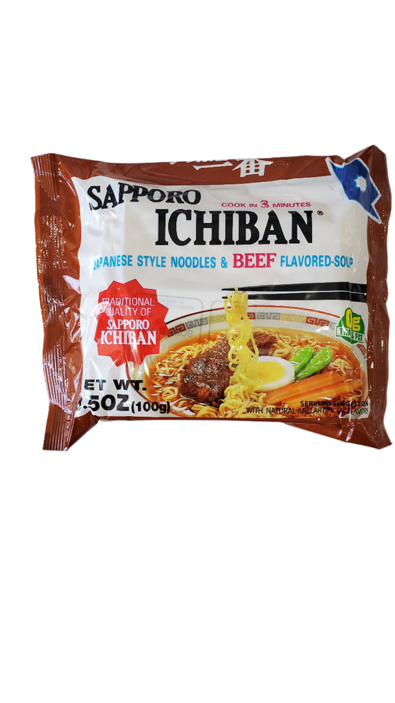 Sapporo Ichiban Japanese Style Noodles Beef Flavor