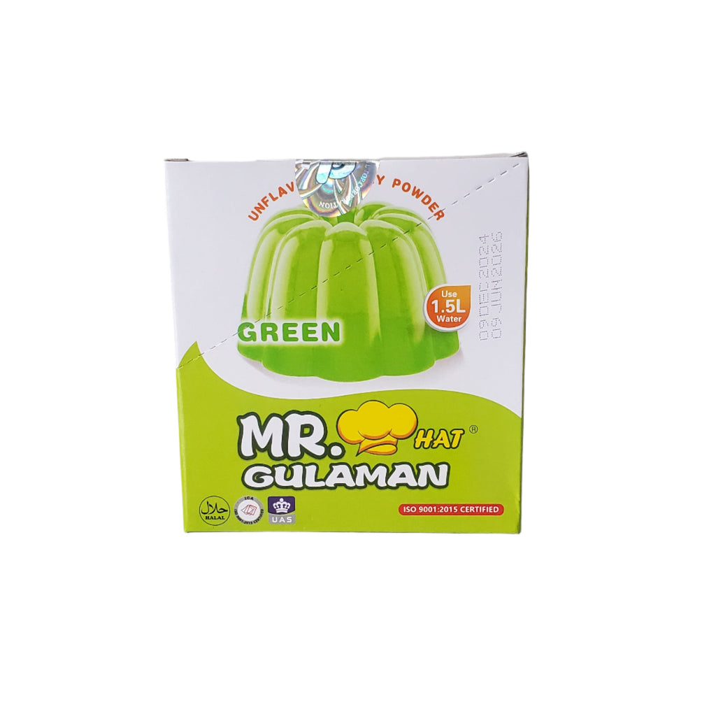 Mr. Hat Gulaman Jelly Powder Mix - Green 250g