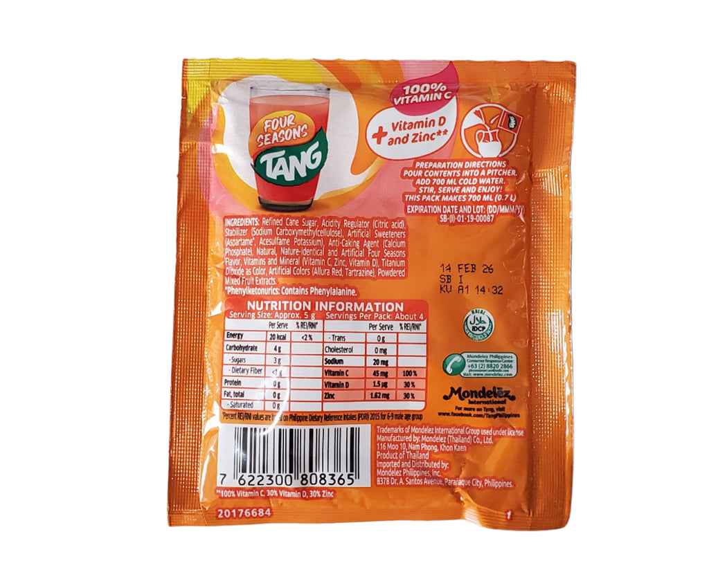 Tang Four Seasons Instant Drink Mix 19g