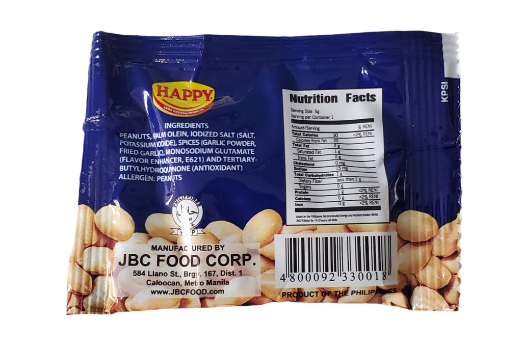 Happy Peanuts Less Grease 5g (.18oz)