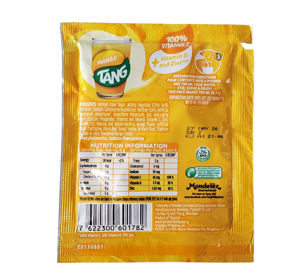 Tang Mango Instant Drink Mix 19g