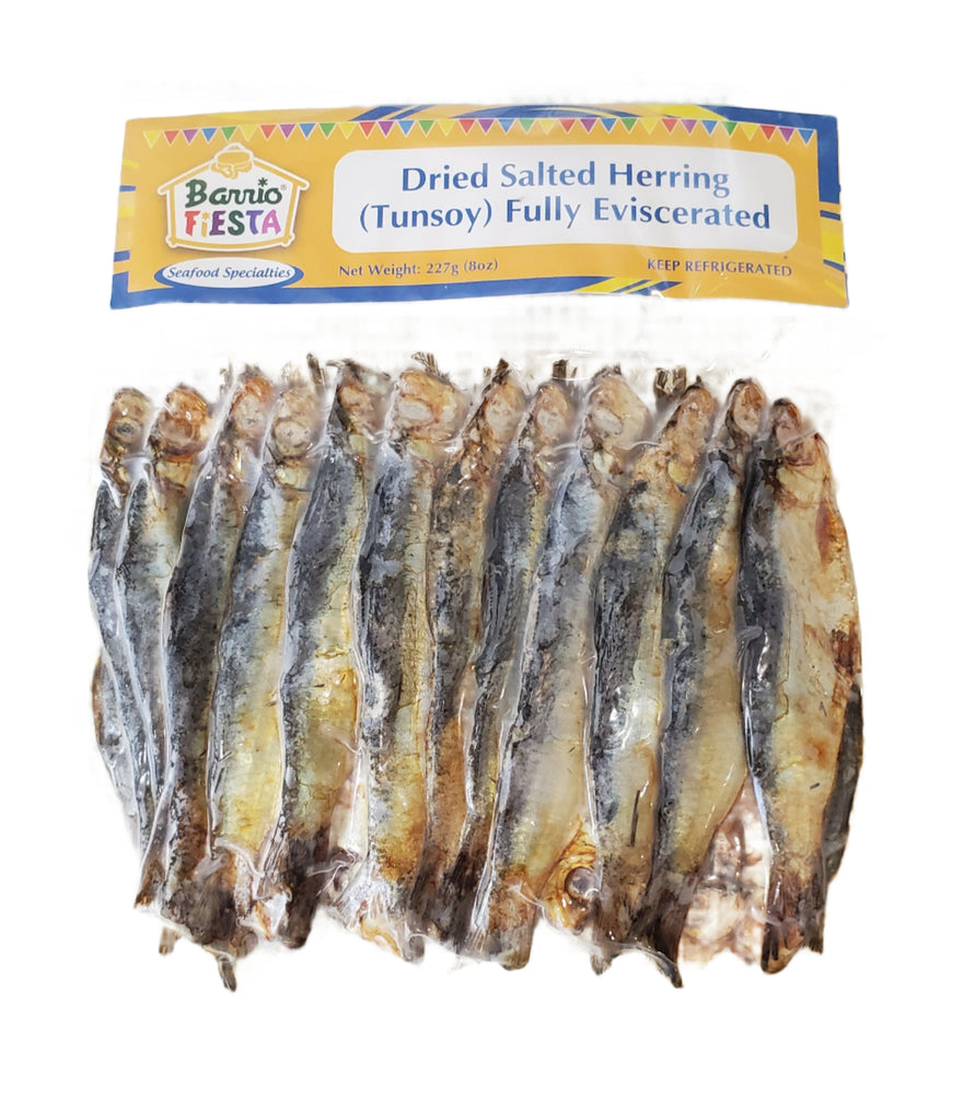 Barrio Fiesta Dried Salted Herring (Tunsoy) Eviscerated 227g (8oz)