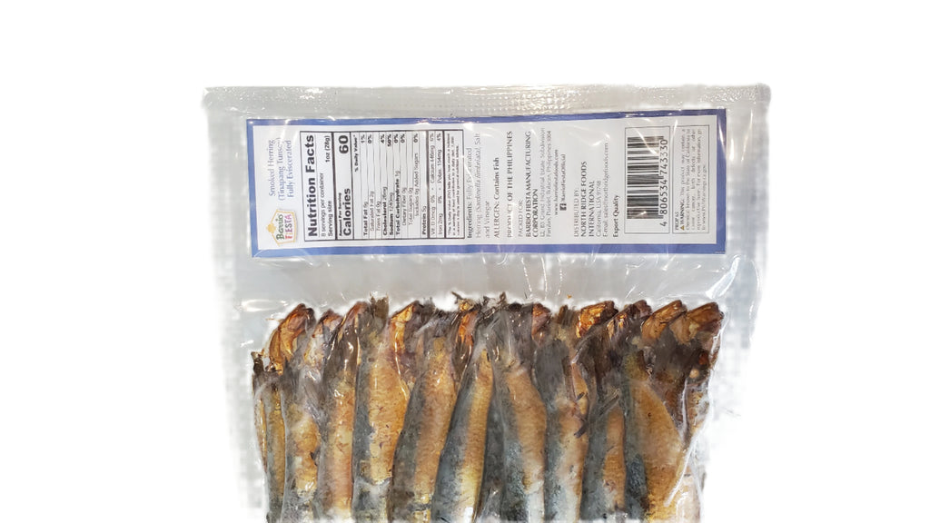 Barrio Fiesta Smoked Herring (Tinapang Tunsoy) Eviscerated 227g (8oz)