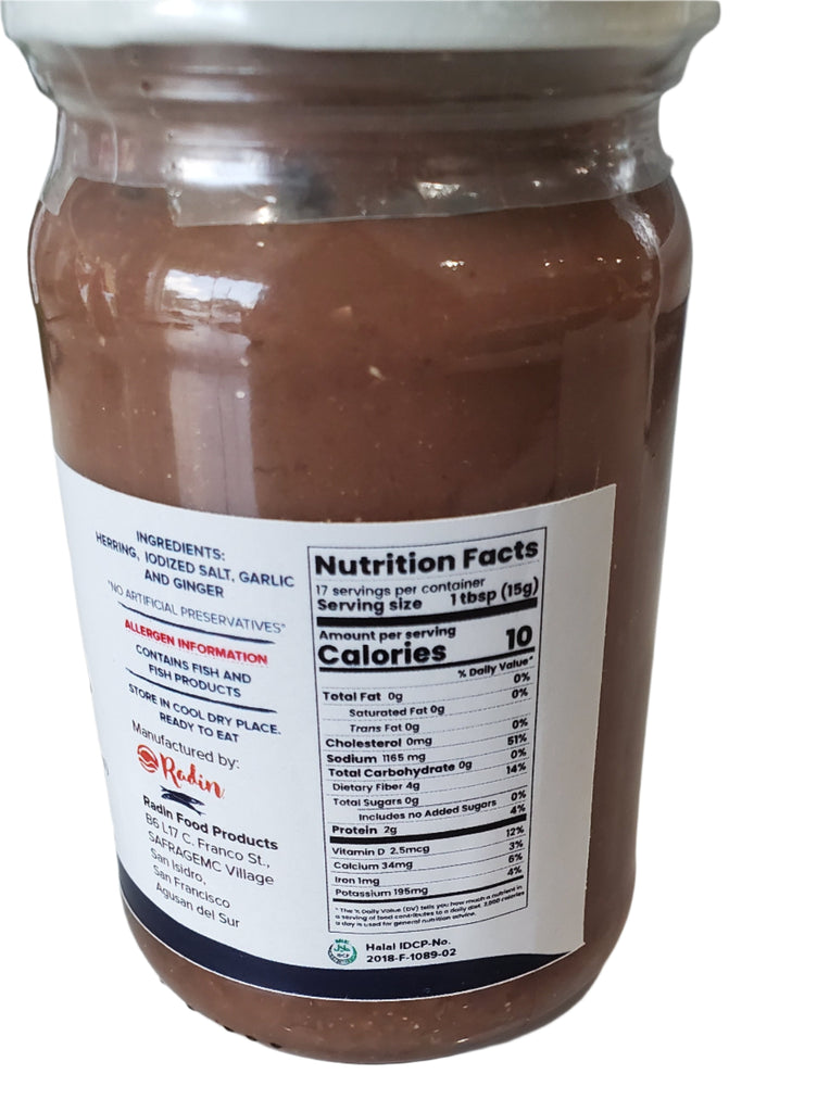 Radin Guinamos Paste (Salted Fermented Herring) 9 fl. oz. (250g)