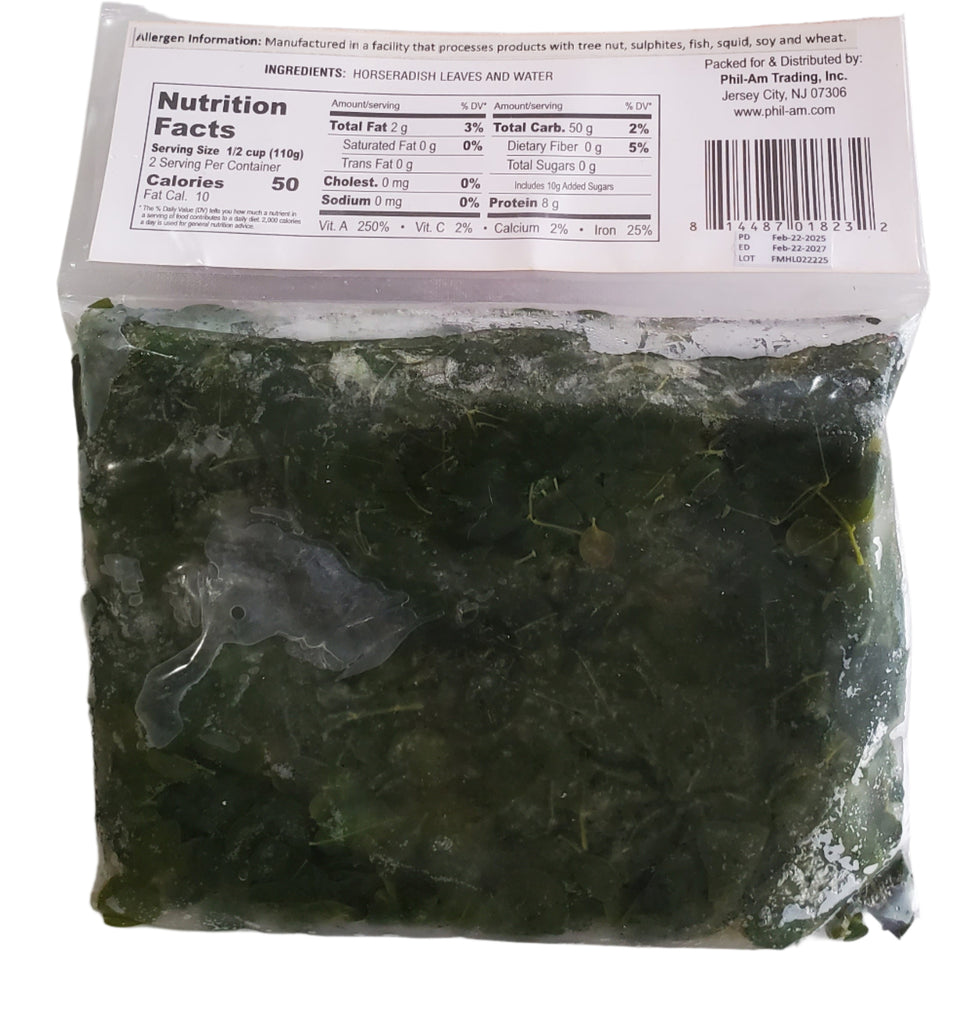 Phil-Am Frozen Malunggay Leaves (Horseradish) 8oz