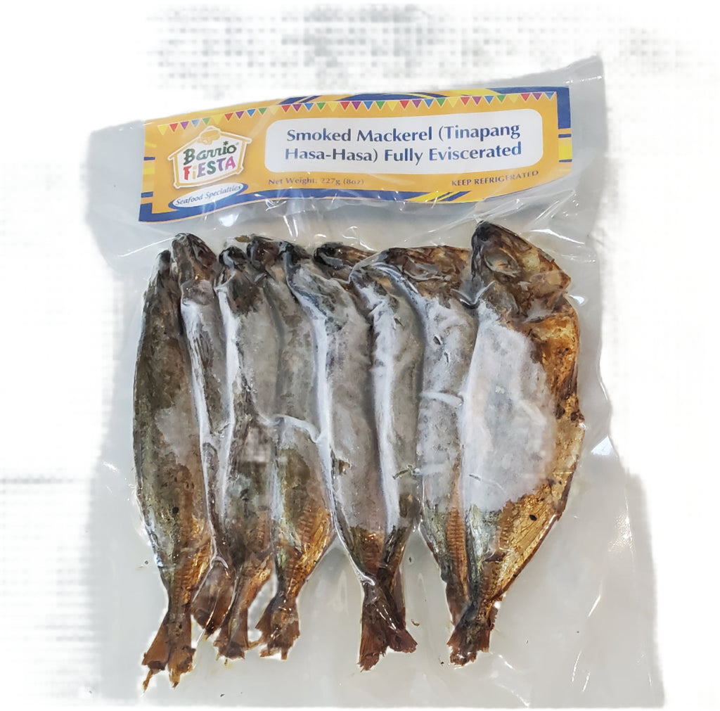 Barrio Fiesta Smoked Mackerel (Tinapang Hasa-Hasa) Fully Eviscerated 8oz (227g)