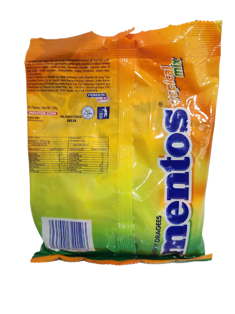 Mentos Candy TROPICAL MIX 135g