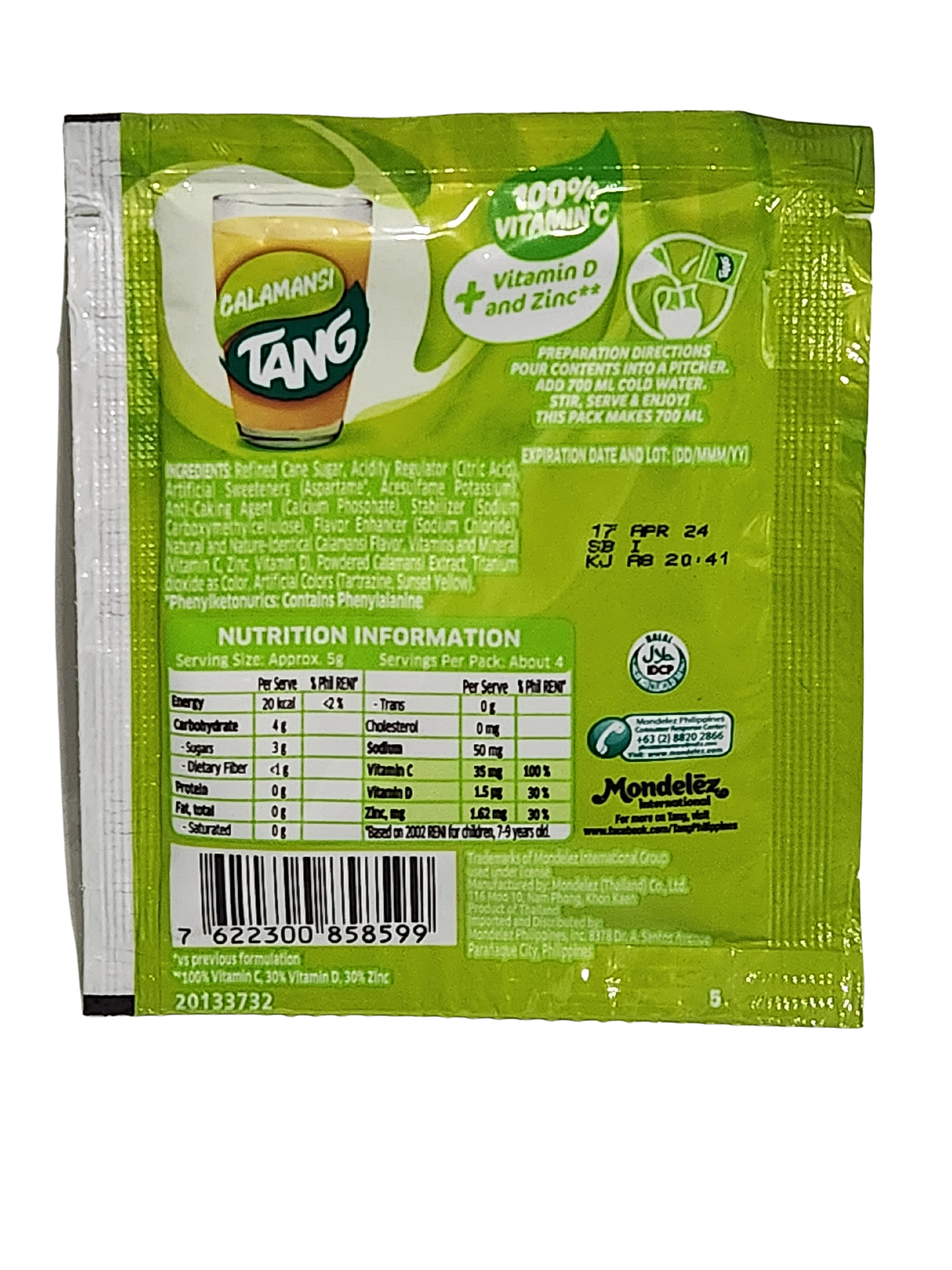 Tang Calamansi Instant Drink Mix 19g – Refreshing Citrus Flavor | Pinoy ...
