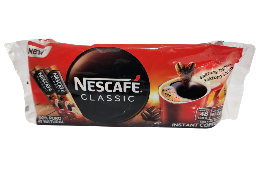 Nescafe Classic Instant Coffee (48 Sticks) 91g