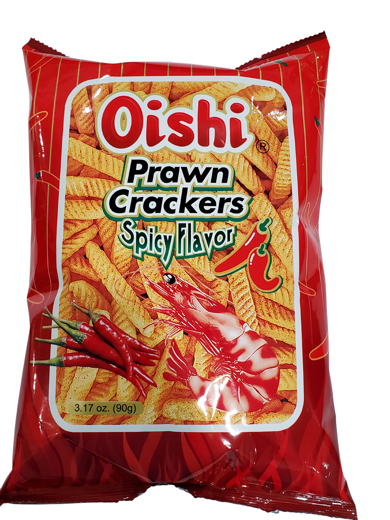 Oishi Prawn Crackers (SPICY) BIG (3.17oz) 90g