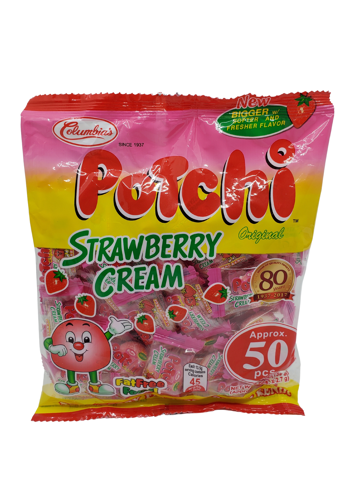 Columbia's Potchi Strawberry Cream Gummy Candy – Sweet Chewy