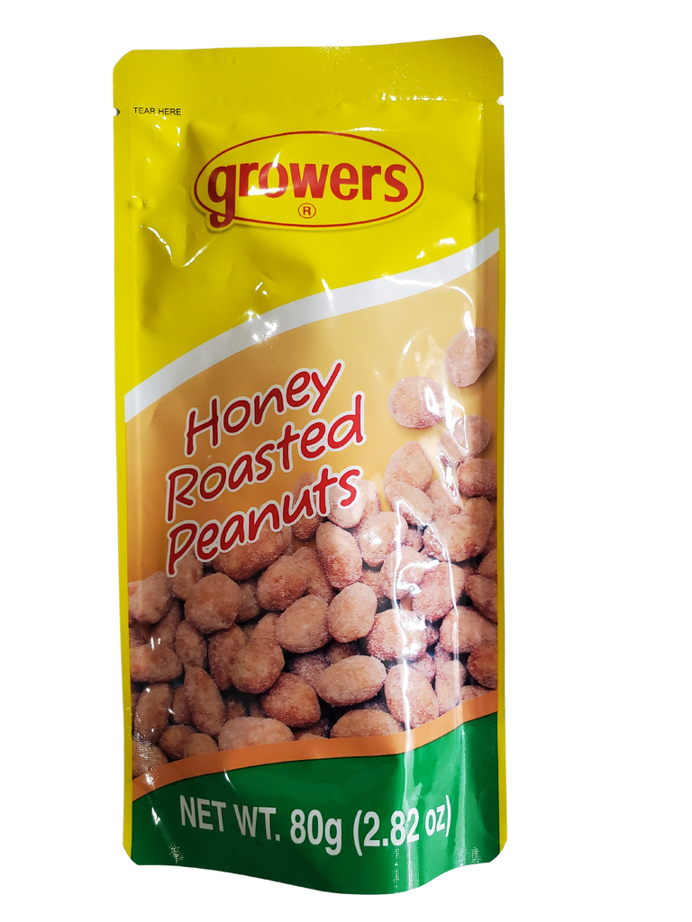 Growers Honey Roasted Peanuts 2.82oz (80g)