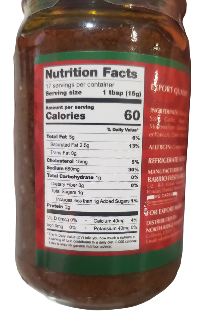 Barrio Fiesta - Bagoong Hipon - Regular 8.8oz (250g)