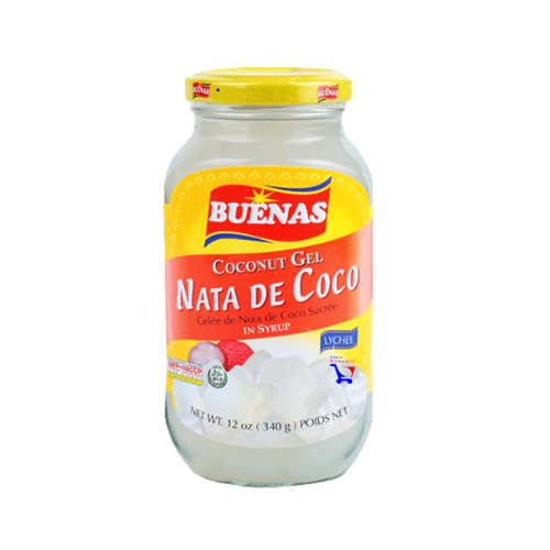 Buenas Nata De Coco (WHITE) SMALL 12oz (340g)