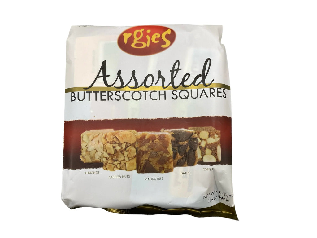 Rgies Assorted Butter Scotch Squares 175gms