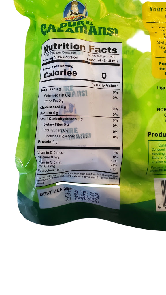 Inday's Best Frozen Pure Calamansi Extract