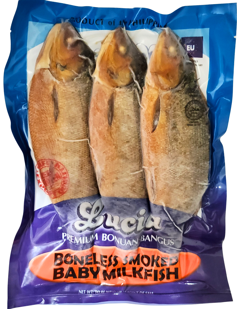 Lucia Boneless Smoked Baby Milkfish | Pinoy Groseri