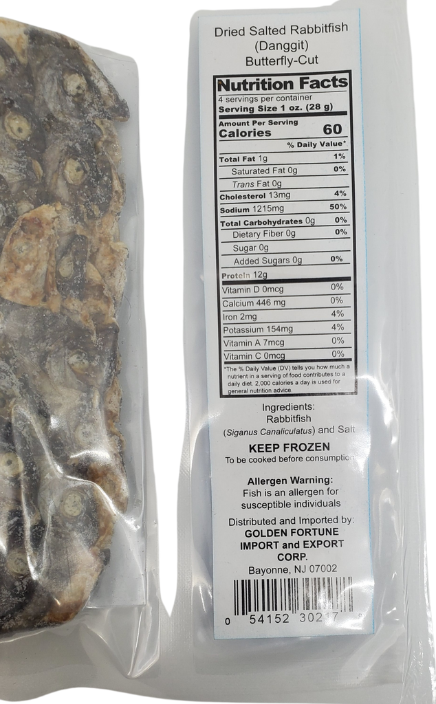 Lucia Dried Salted Rabbit Fish Danggit 4oz– Crispy Filipino Dried Fish ...