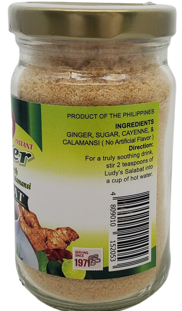 Ludys Ginger Juice Salabat with Calamansi (SMALL) 5.64oz (160g)