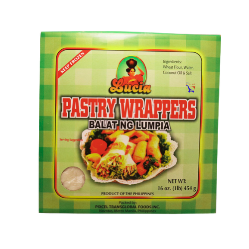 Lucia Pastry Wrappers (Balat ng Lumpia) 16oz (1lbs) 454g