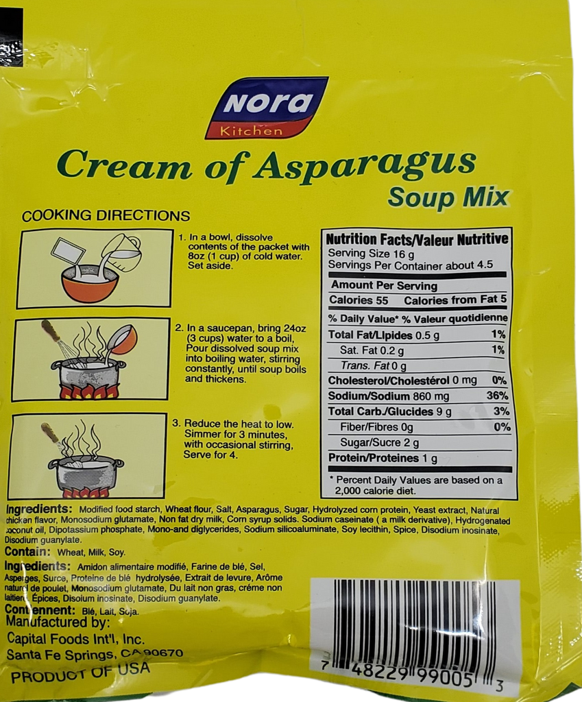 Nora Cream of Asparagus 2.45oz (70g)