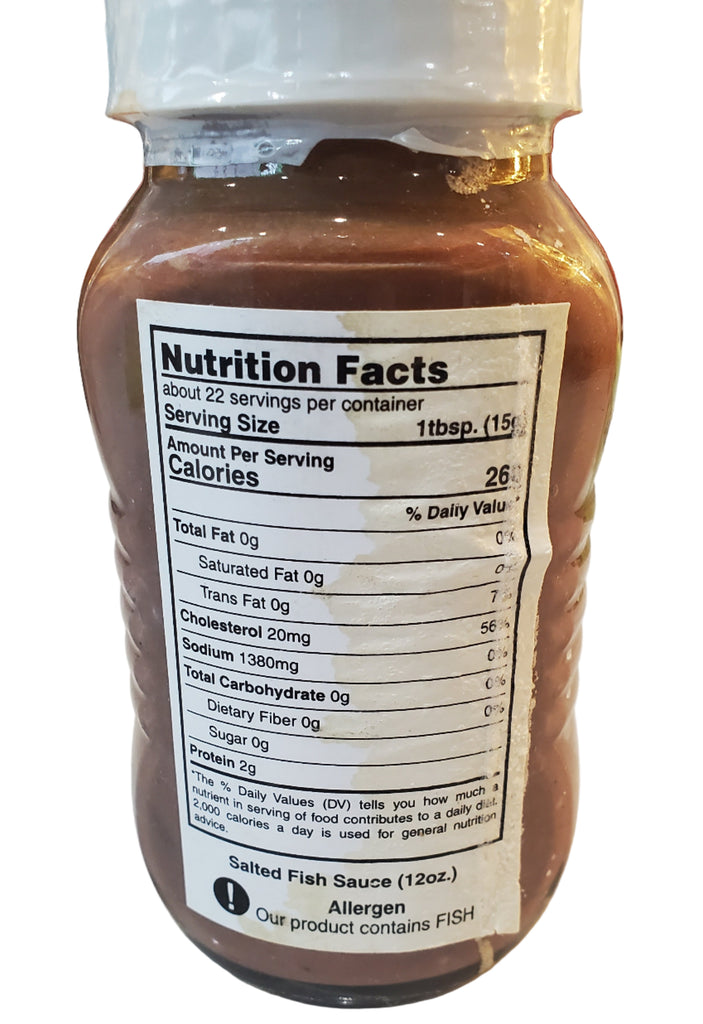 Pride Of Pangasinan Salted Fish Sauce Monamon 12oz (340g)