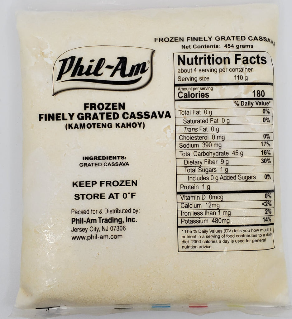 Phil-Am Frozen Finely Grated Cassava 16oz