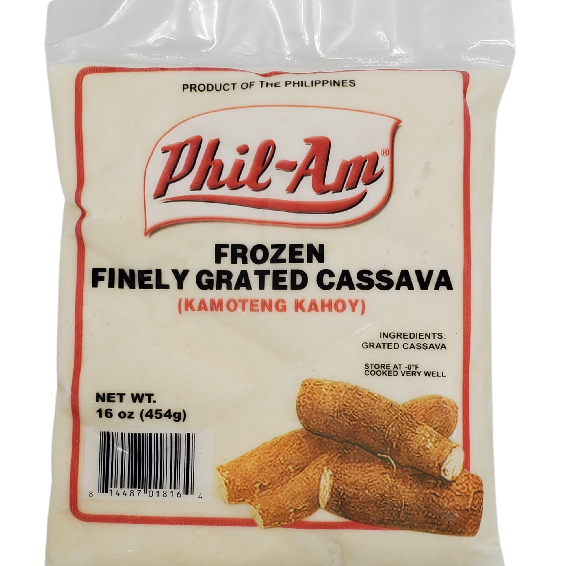 Phil-Am Frozen Finely Grated Cassava | Perfect for Filipino