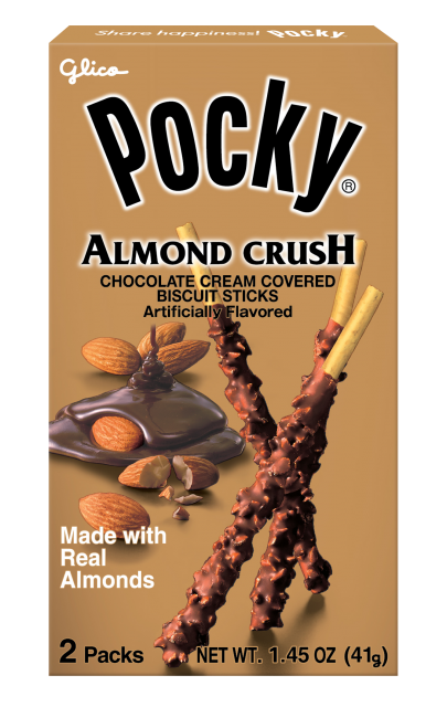 Glico Pocky Almond Crunch 2packs 41g (1.45oz)