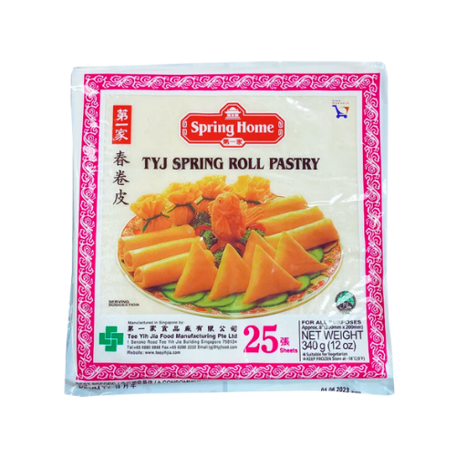 Spring Home TYJ Spring Roll Pastry (25 sheets) 12oz (340g)