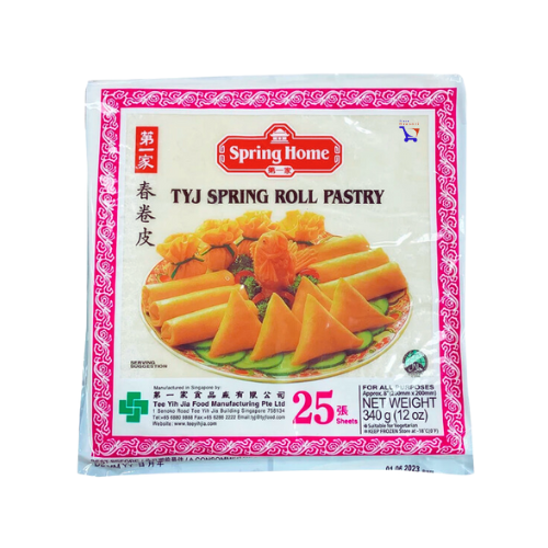 Ttyj Spring Rool Spring Home TYJ Spring Roll Pastry – Lumpia Wrapper for Frying/Baking ...
