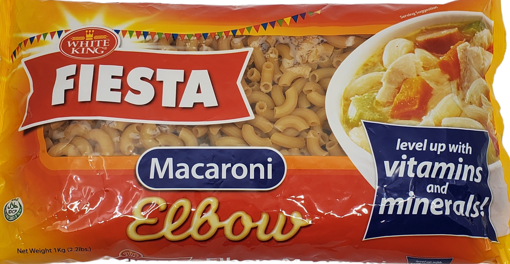 White King Fiesta Elbow Macaroni 1kg (2.2lbs)