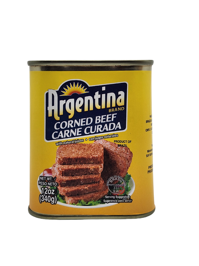 Argentina Corned Beef (YELLOW TRAPEZOID) 12oz (340g)