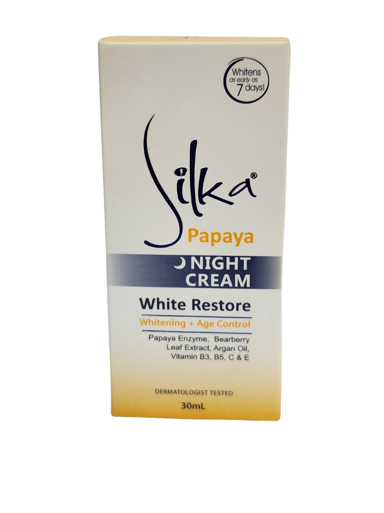 Silka PAPAYA WHITE RESTORE Night Cream 30mL