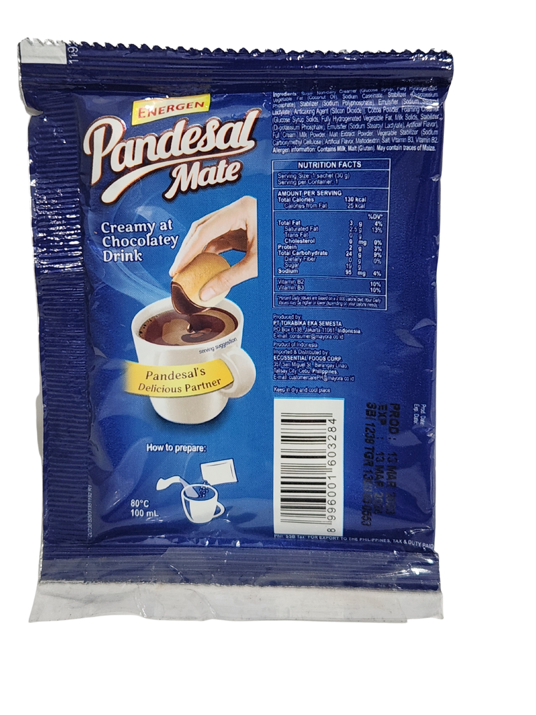 Energen Pandesal Mate Choco Drink Mix 30g