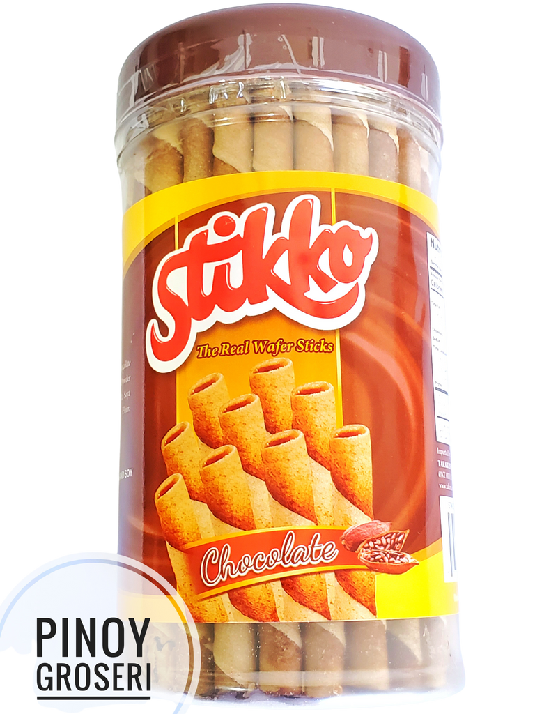 Stickko Stikko Wafer Sticks Chocolate 14.10oz– Crispy Filipino Chocolate Snack ...