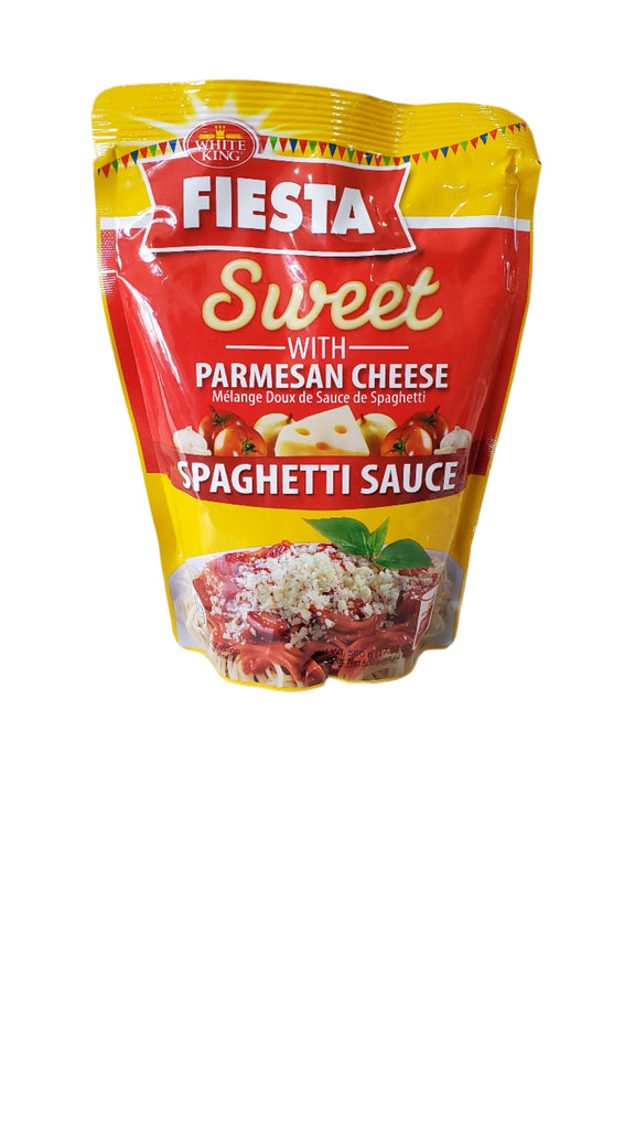 White King Fiesta SWEET Spaghetti Sauce with parmesan cheese (MED) 17.64oz (500g)