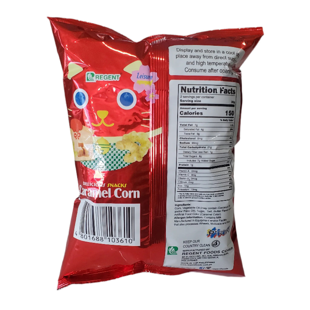 Regent Caramel Corn 60g (2.21oz)