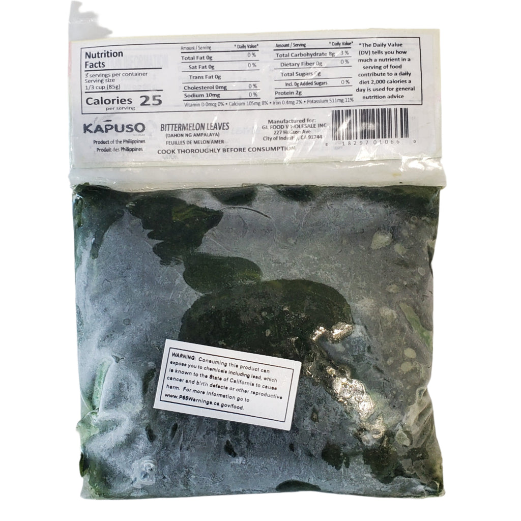 Kapuso  Bittermelon Leaves (ampalaya) 6oz (227g)