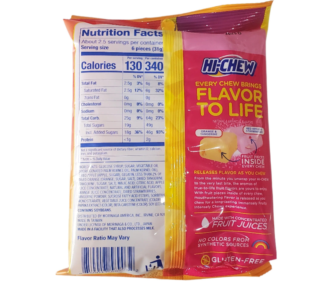 Morinaga Hi-Chew Plus Fruit Bag plus Fruit 2.82oz